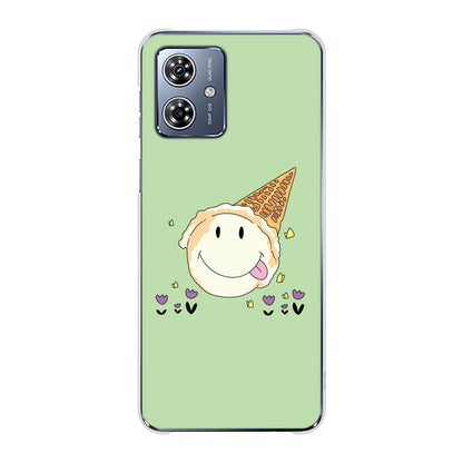 moto g64 5G 高画質仕上げ 背面印刷 ハードケーススイーツイラスト