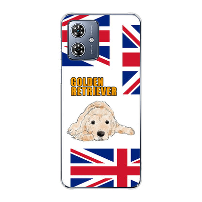 moto g64 5G 高画質仕上げ 背面印刷 ハードケースゴールデンレトリバー