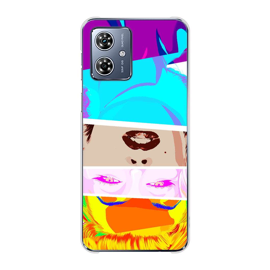 moto g64 5G 高画質仕上げ 背面印刷 ハードケースマリリンモンローデザイン