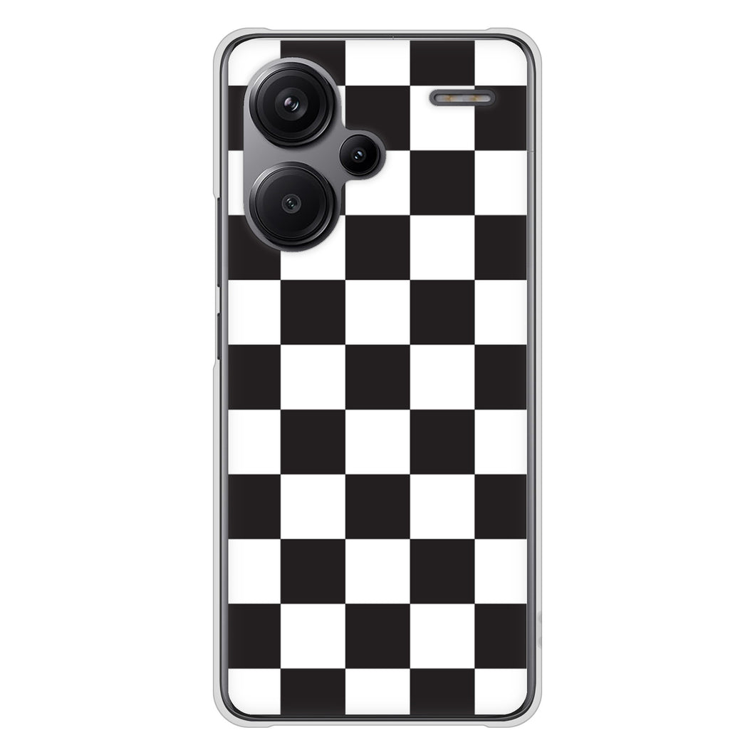 Xiaomi Redmi Note 13 Pro+ 高画質仕上げ 背面印刷 ハードケース 【151 フラッグチェック】