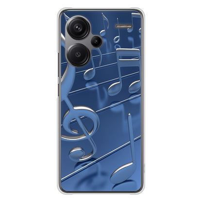 Xiaomi Redmi Note 13 Pro+ 高画質仕上げ 背面印刷 ハードケース音符