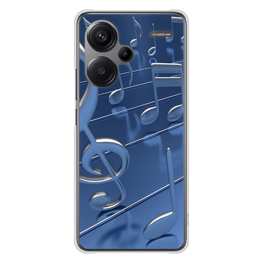 Xiaomi Redmi Note 13 Pro+ 高画質仕上げ 背面印刷 ハードケース音符