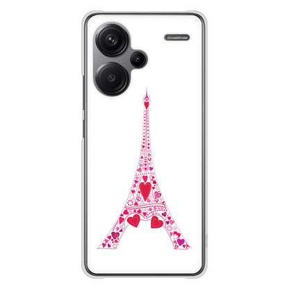 Xiaomi Redmi Note 13 Pro+ 高画質仕上げ 背面印刷 ハードケースLOVE フランス