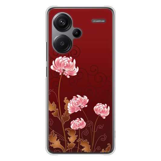 Xiaomi Redmi Note 13 Pro+ 高画質仕上げ 背面印刷 ハードケース 【375 優美な菊】