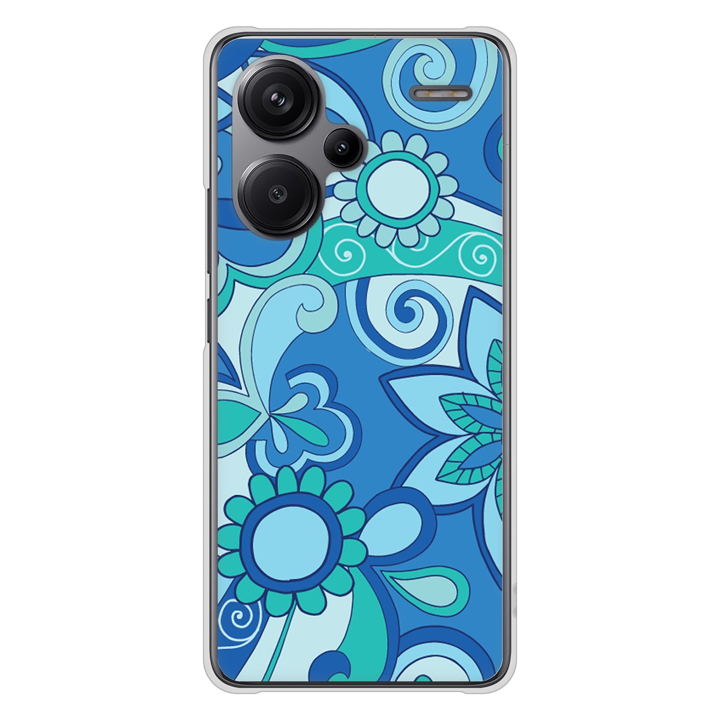 Xiaomi Redmi Note 13 Pro+ 高画質仕上げ 背面印刷 ハードケース 【409 ブルーミックス】