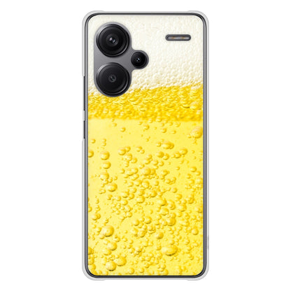 Xiaomi Redmi Note 13 Pro+ 高画質仕上げ 背面印刷 ハードケース生ビール