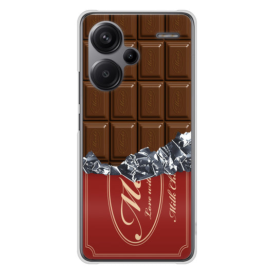 Xiaomi Redmi Note 13 Pro+ 高画質仕上げ 背面印刷 ハードケース板チョコ