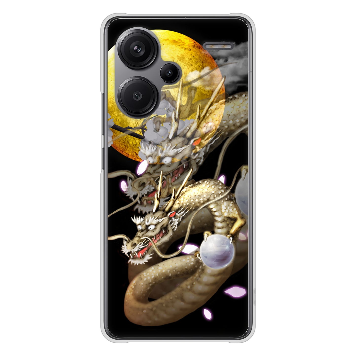 Xiaomi Redmi Note 13 Pro+ 高画質仕上げ 背面印刷 ハードケース龍