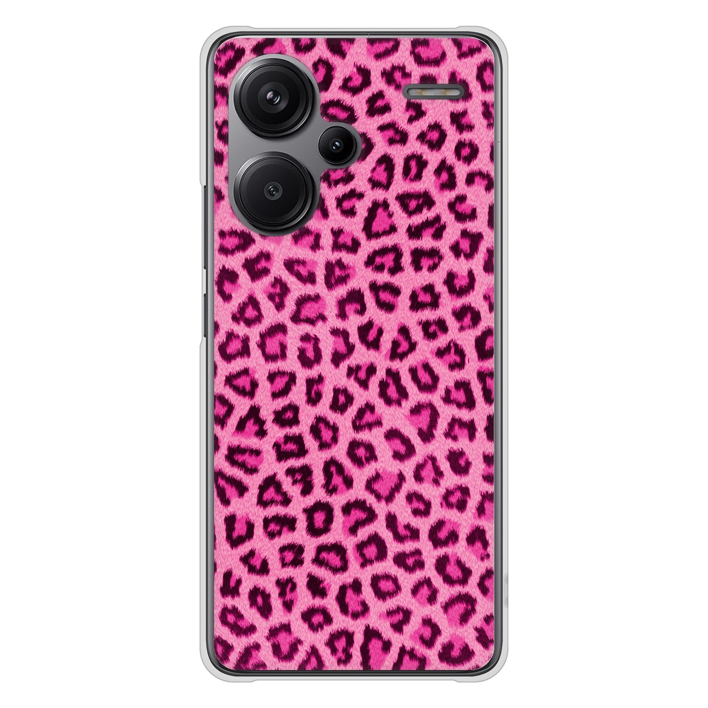 Xiaomi Redmi Note 13 Pro+ 高画質仕上げ 背面印刷 ハードケースヒョウ柄ベーシックS