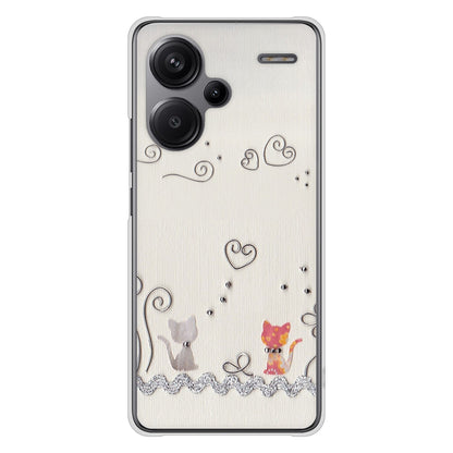 Xiaomi Redmi Note 13 Pro+ 高画質仕上げ 背面印刷 ハードケースクラフト写真ネコ