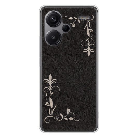 Xiaomi Redmi Note 13 Pro+ 高画質仕上げ 背面印刷 ハードケース 【EK825 レザー風グラスフレーム】
