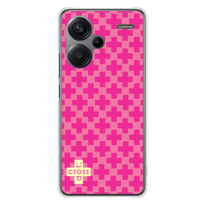 Xiaomi Redmi Note 13 Pro+ 高画質仕上げ 背面印刷 ハードケースクロスドット