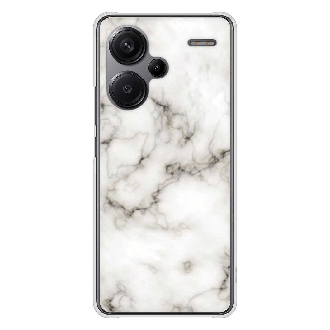 Xiaomi Redmi Note 13 Pro+ 高画質仕上げ 背面印刷 ハードケース大理石BK
