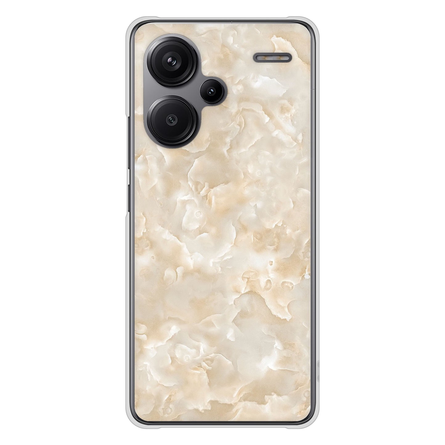 Xiaomi Redmi Note 13 Pro+ 高画質仕上げ 背面印刷 ハードケース大理石BK