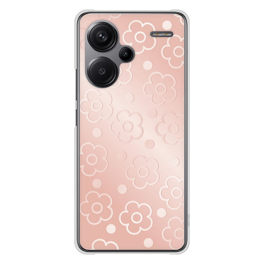 Xiaomi Redmi Note 13 Pro+ 高画質仕上げ 背面印刷 ハードケースエンボス風デイジーシンプル