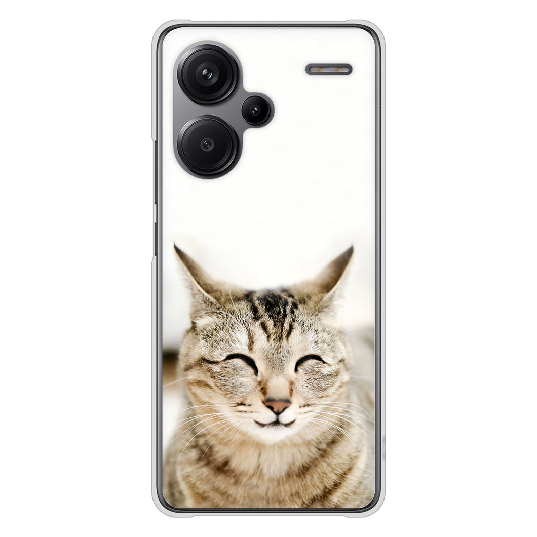 Xiaomi Redmi Note 13 Pro+ 高画質仕上げ 背面印刷 ハードケース 【VA801 笑福ねこ】