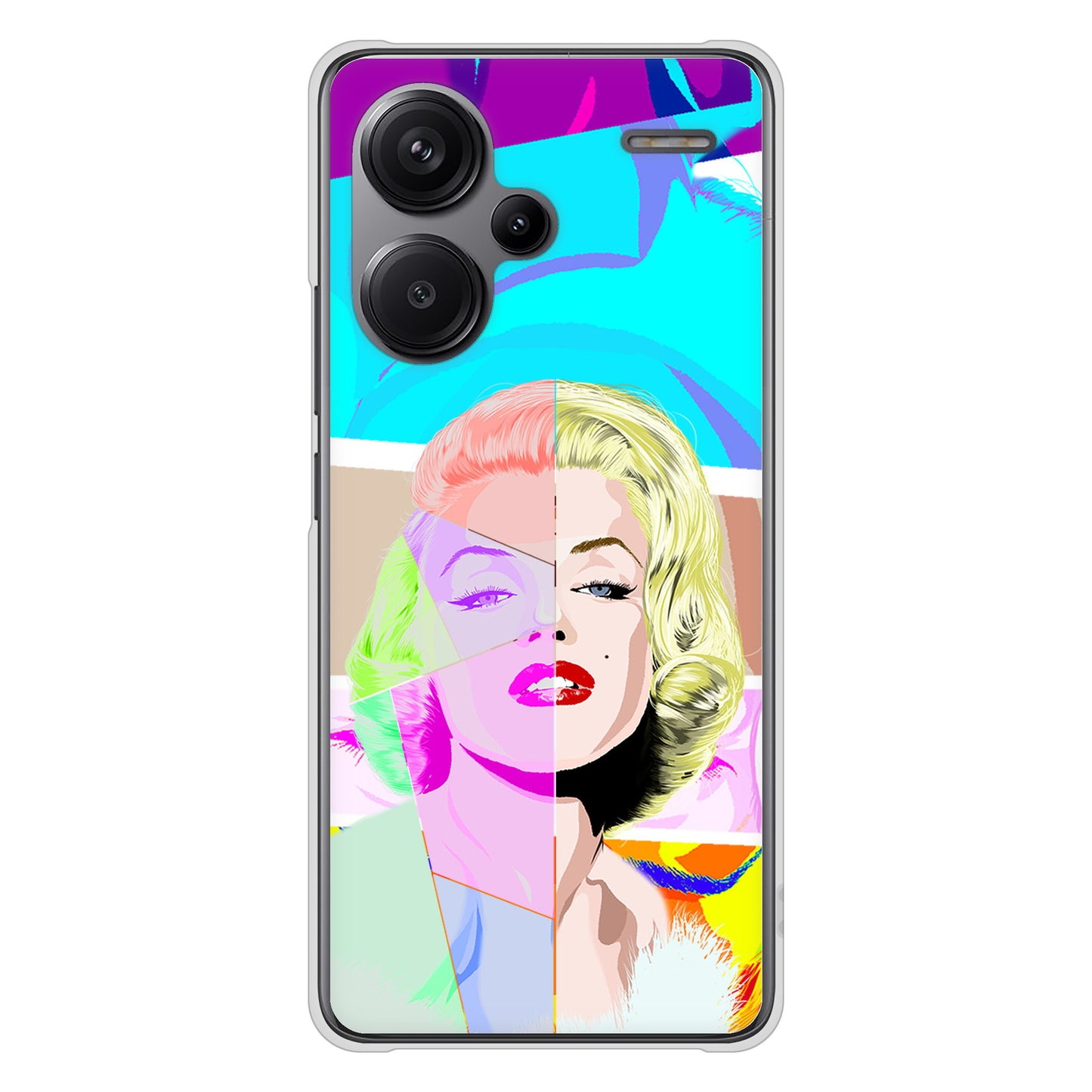 Xiaomi Redmi Note 13 Pro+ 高画質仕上げ 背面印刷 ハードケースマリリンモンローデザイン