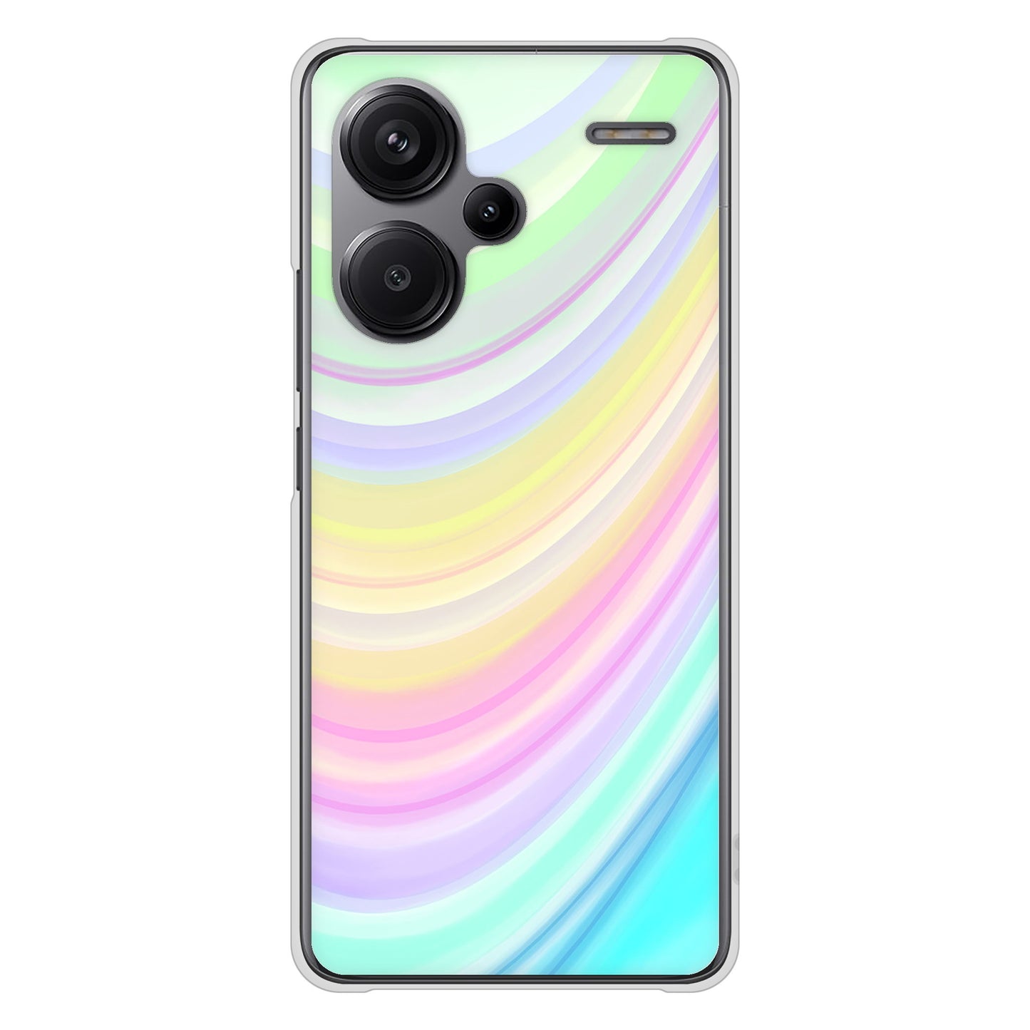 Xiaomi Redmi Note 13 Pro+ 高画質仕上げ 背面印刷 ハードケースレインボー