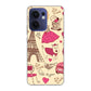 OPPO Reno13 A OPG05 UQ mobile 高画質仕上げ 背面印刷 ハードケースLOVE フランス