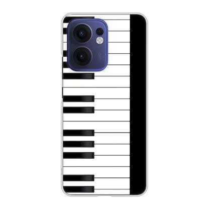 OPPO Reno13 A OPG05 UQ mobile 高画質仕上げ 背面印刷 ハードケースピアノ