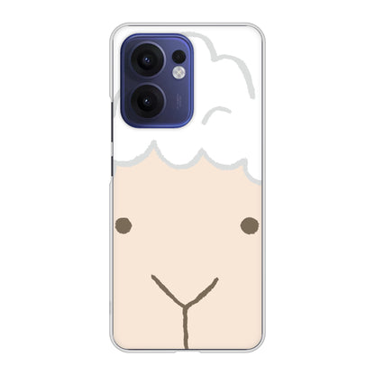 OPPO Reno13 A OPG05 UQ mobile 高画質仕上げ 背面印刷 ハードケースドアップアニマル