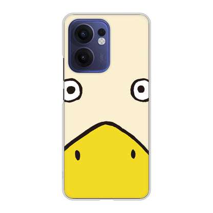 OPPO Reno13 A OPG05 UQ mobile 高画質仕上げ 背面印刷 ハードケースドアップアニマル