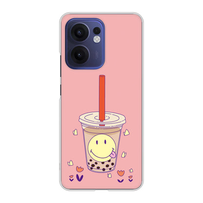 OPPO Reno13 A OPG05 UQ mobile 高画質仕上げ 背面印刷 ハードケーススイーツイラスト