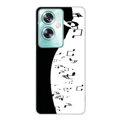 OPPO A79 5G 高画質仕上げ 背面印刷 ハードケース音符