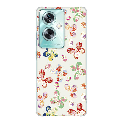 OPPO A79 5G 高画質仕上げ 背面印刷 ハードケース和花柄