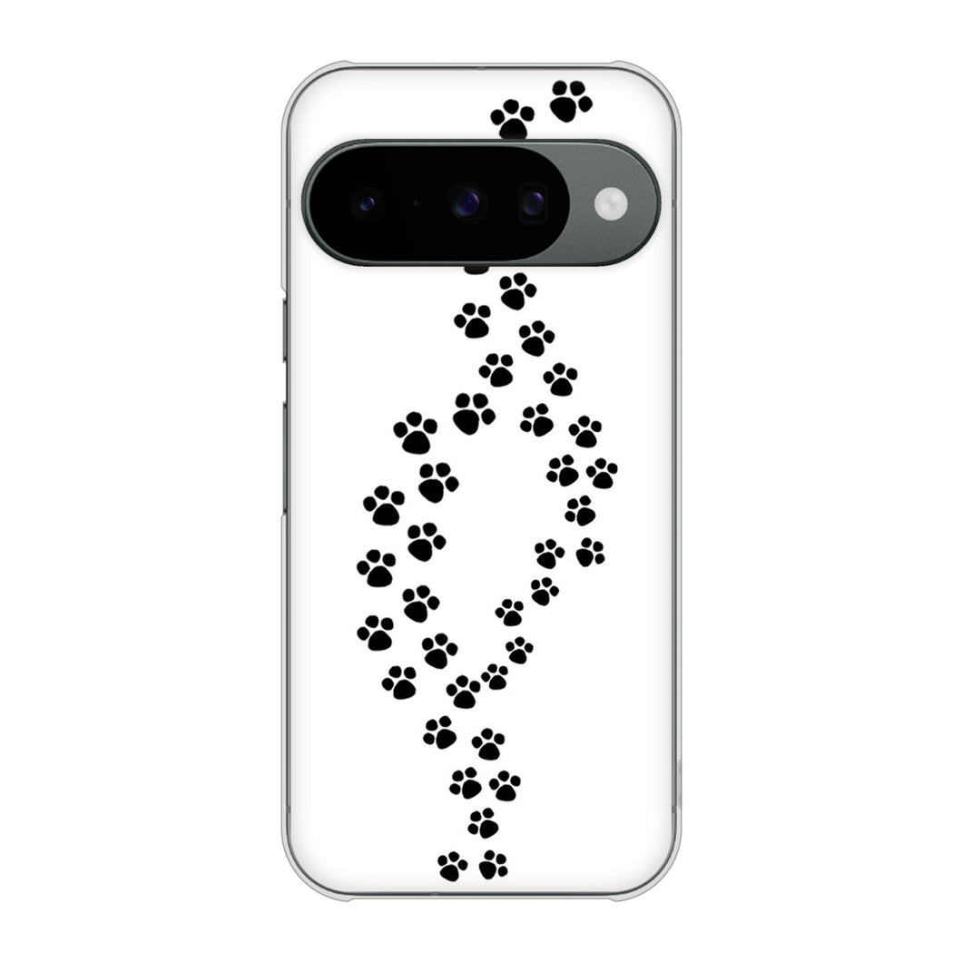 Google Pixel 10 高画質仕上げ 背面印刷 ハードケース 【066 あしあと】