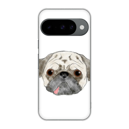 Google Pixel 10 高画質仕上げ 背面印刷 ハードケースパグ