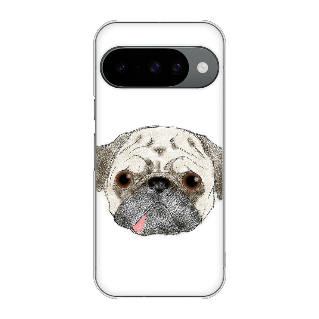 Google Pixel 10 高画質仕上げ 背面印刷 ハードケースパグ