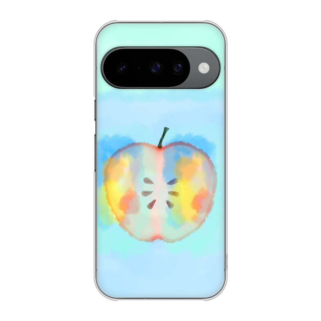 Google Pixel 10 高画質仕上げ 背面印刷 ハードケース 【YJ181 りんご 水彩181】