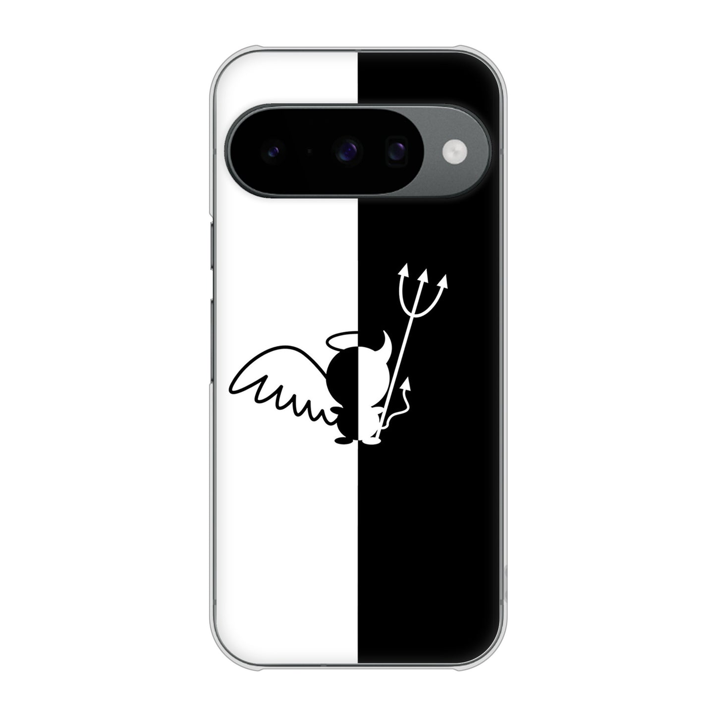 Google Pixel 10 Pro 高画質仕上げ 背面印刷 ハードケース 【027 ハーフデビット】