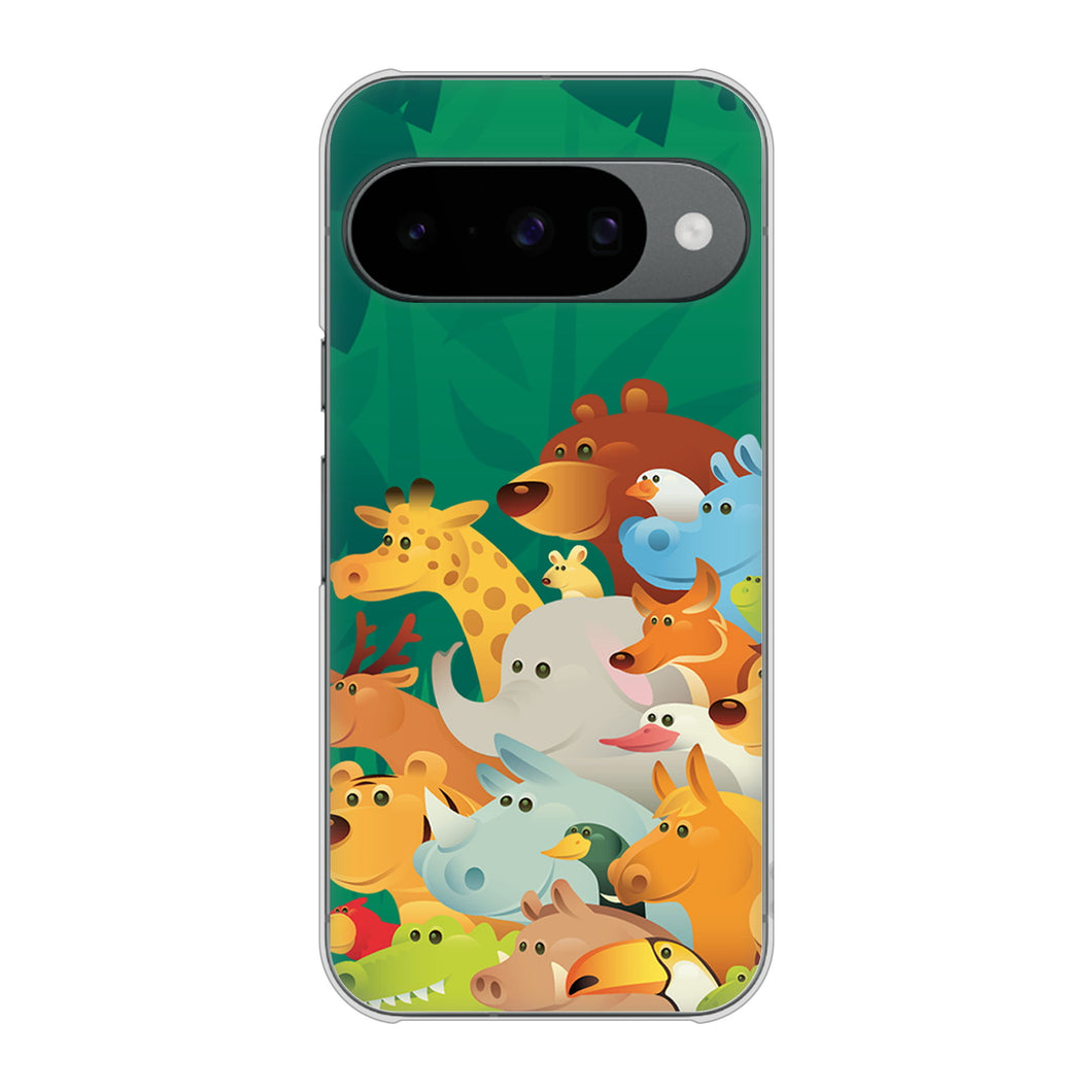 Google Pixel 10 Pro 高画質仕上げ 背面印刷 ハードケース 【370 全員集合】