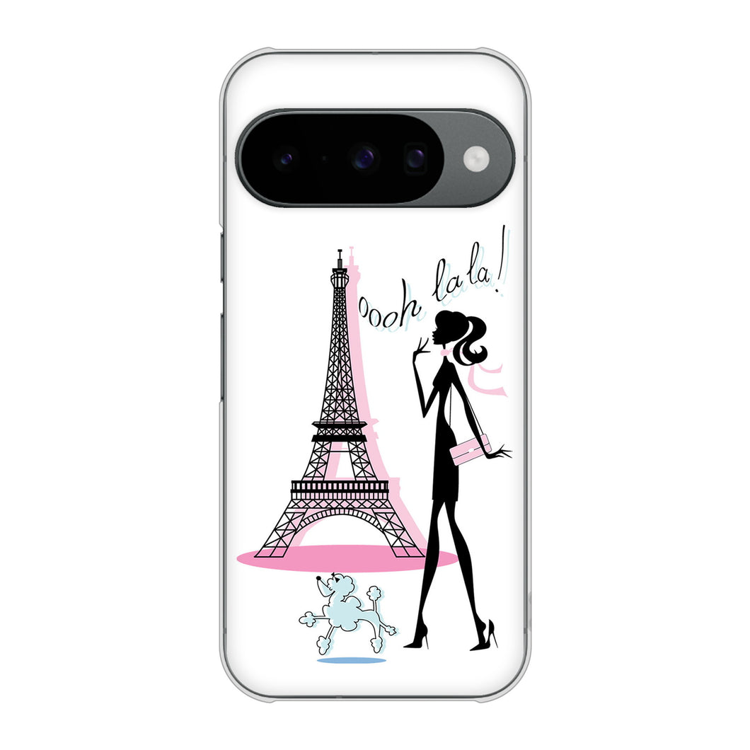 Google Pixel 10 Pro 高画質仕上げ 背面印刷 ハードケースLOVE フランス