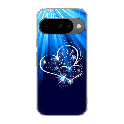 Google Pixel 10 Pro 高画質仕上げ 背面印刷 ハードケースきらめきハート