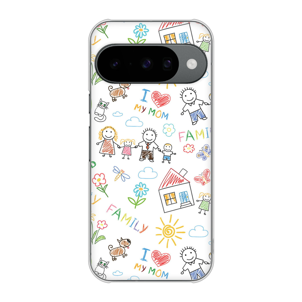 Google Pixel 10 Pro 高画質仕上げ 背面印刷 ハードケースカップル＆ファミリー
