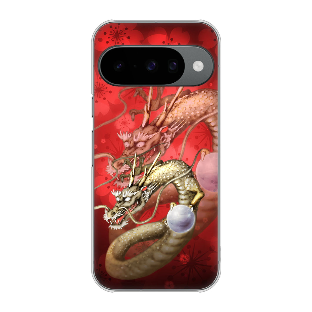 Google Pixel 10 Pro 高画質仕上げ 背面印刷 ハードケース龍