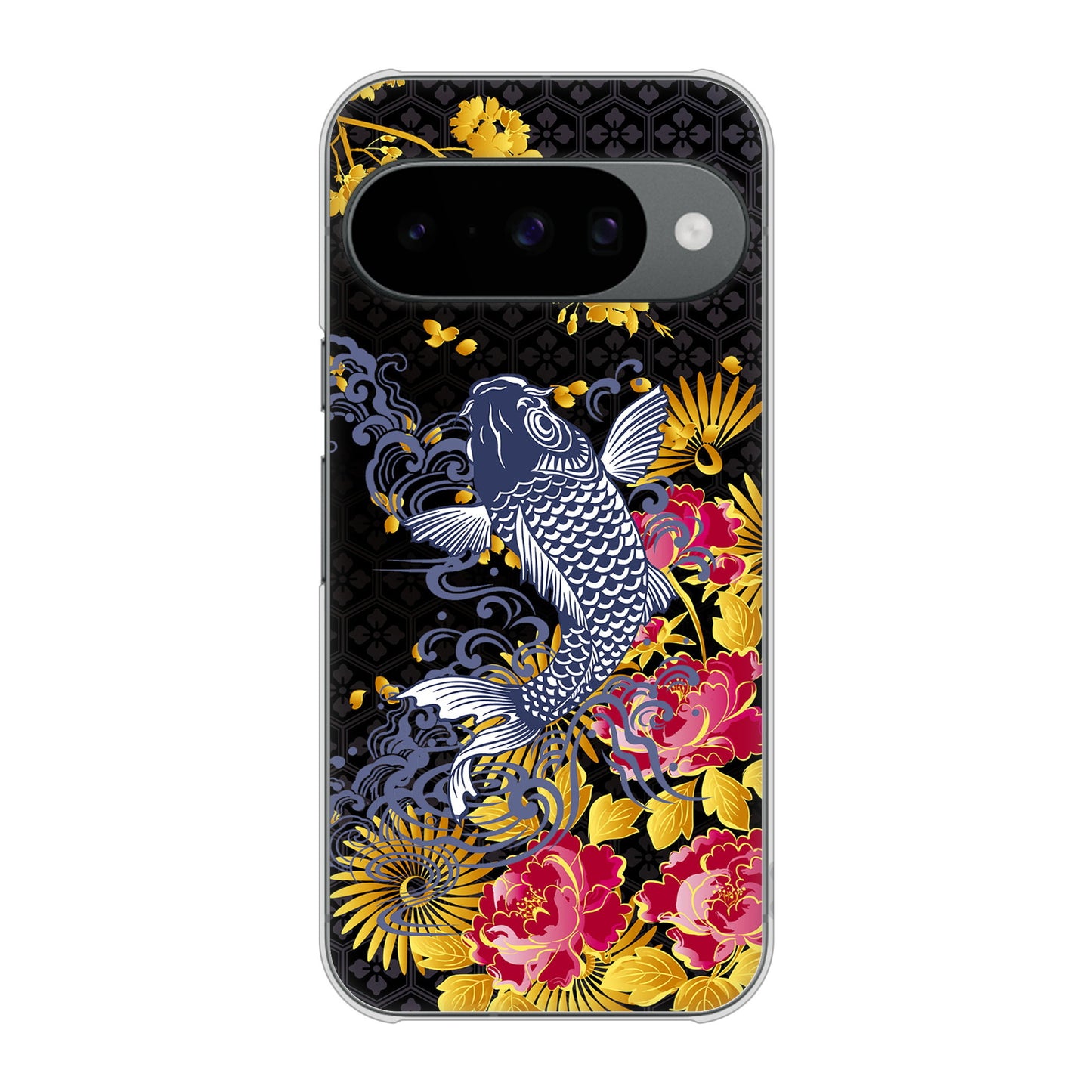 Google Pixel 10 Pro 高画質仕上げ 背面印刷 ハードケース鯉