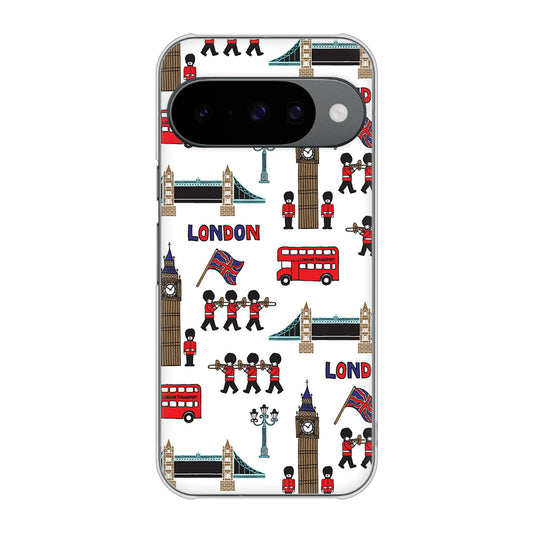 Google Pixel 10 Pro 高画質仕上げ 背面印刷 ハードケース 【EK811 ロンドンの街】