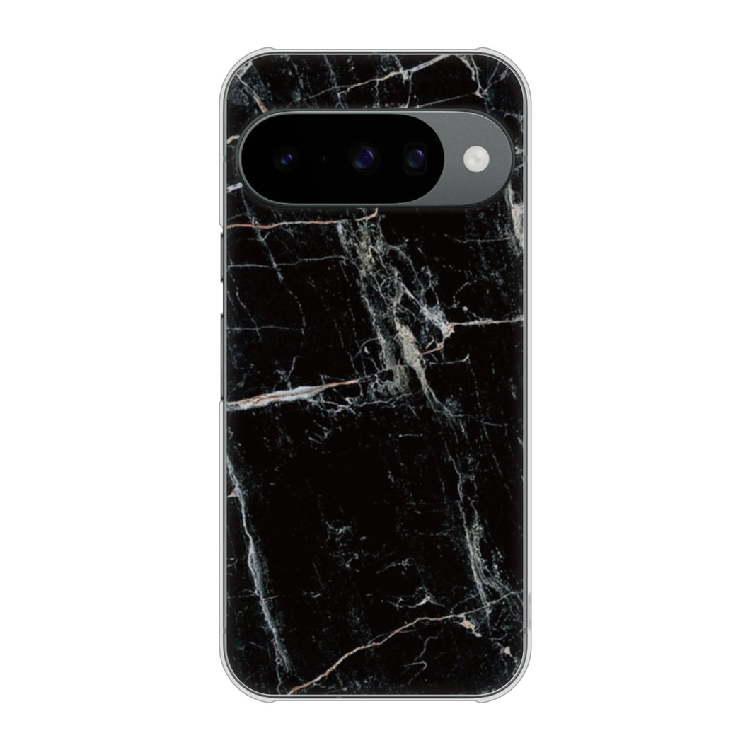 Google Pixel 10 Pro 高画質仕上げ 背面印刷 ハードケース大理石BK