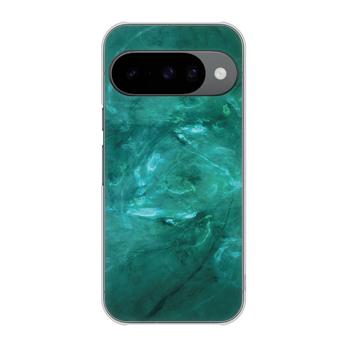 Google Pixel 10 Pro 高画質仕上げ 背面印刷 ハードケース大理石BK