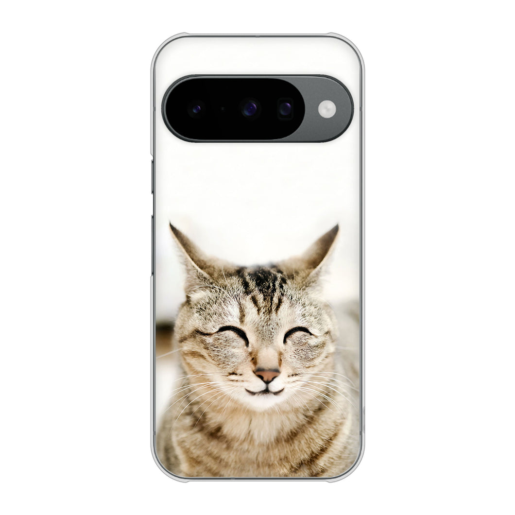 Google Pixel 10 Pro 高画質仕上げ 背面印刷 ハードケース 【VA801 笑福ねこ】