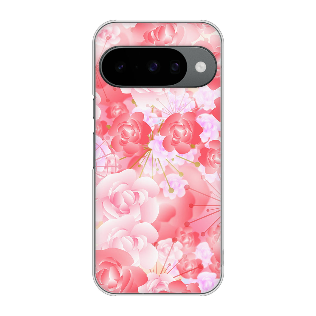 Google Pixel 10 Pro 高画質仕上げ 背面印刷 ハードケース 【VA817 はんなり色の華】