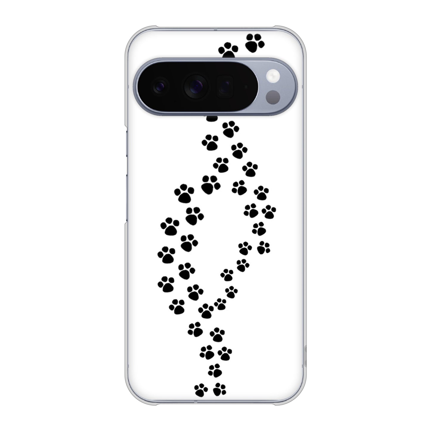 Google Pixel 10 Pro XL 高画質仕上げ 背面印刷 ハードケース 【066 あしあと】