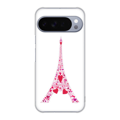Google Pixel 10 Pro XL 高画質仕上げ 背面印刷 ハードケースLOVE フランス
