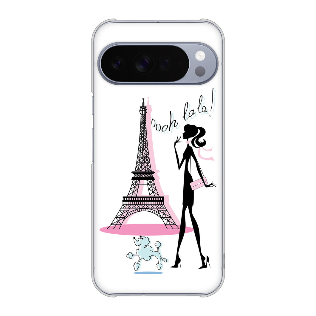 Google Pixel 10 Pro XL 高画質仕上げ 背面印刷 ハードケースLOVE フランス
