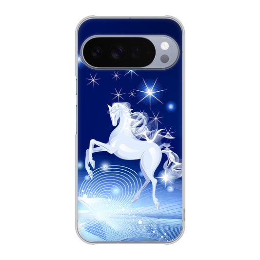 Google Pixel 10 Pro XL 高画質仕上げ 背面印刷 ハードケース 【436 ペガサス】