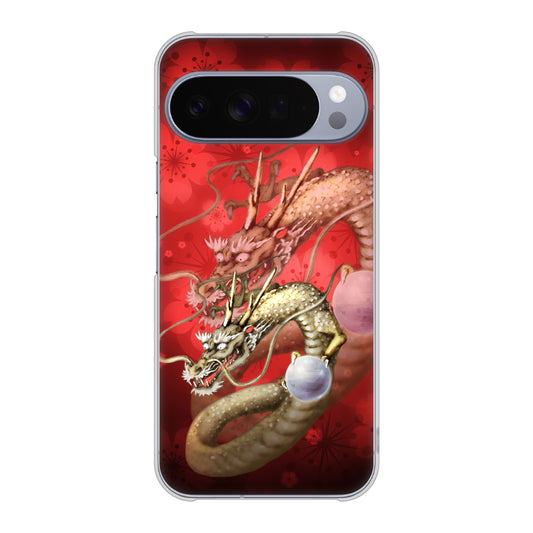 Google Pixel 10 Pro XL 高画質仕上げ 背面印刷 ハードケース龍